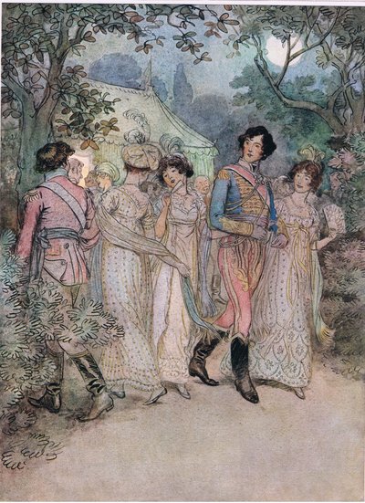 Há vindo e passando por esta abertura, e também através das fendas na tela. de Hugh Thomson
